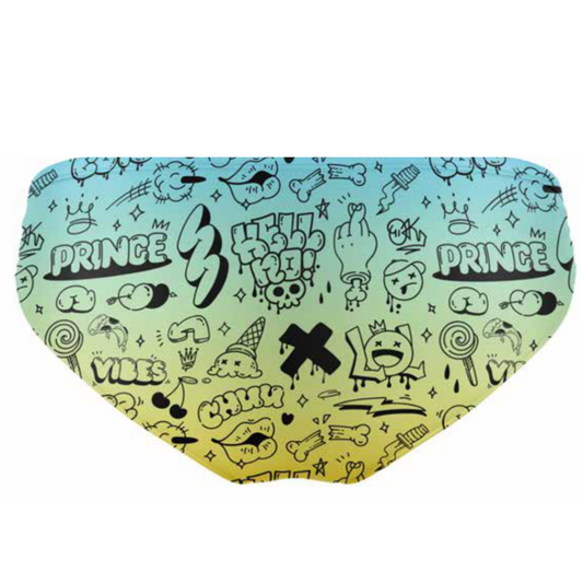 “GRAFFITI” OCEAN BLUE